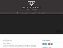 Tablet Screenshot of bonvivantspirits.com